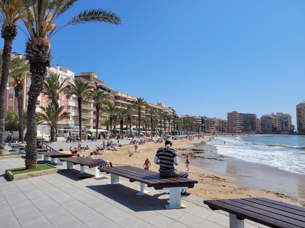 Ferienwohnung in Torrevieja ca100m vom Strand Playa del Cura entfernt Exterior foto